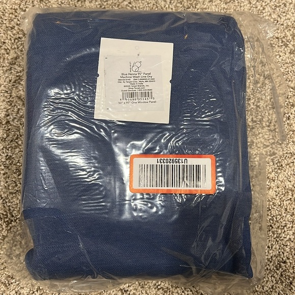 Project 62 99.9% Blackout Curtain in BLUE (1 panel) - Picture 2 of 3